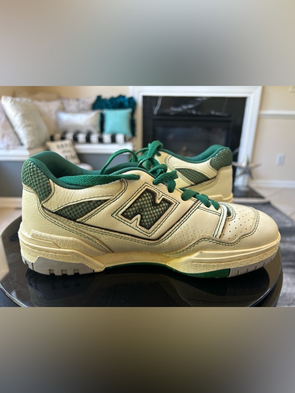 NEW BALANCE 550 x Aime’Leon Dore Masaryk Community Gym Green Sneakers - Picture 7 of 10